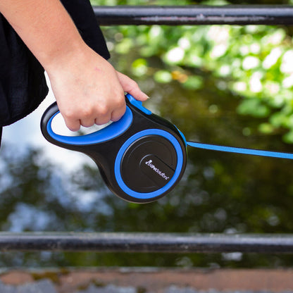 Retractable Dog Leash - Extendable Tape Cord (3M, 5M, 8M) for Dogs Up to 50kg