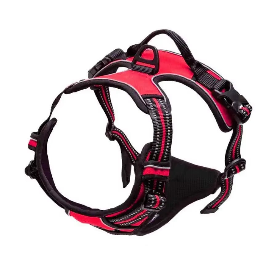 Heavy-Duty Reflective No-Pull Dog Harness with Front Clip and Control Handle for Dog Walking