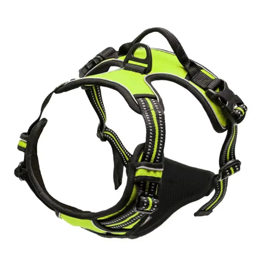Heavy-Duty Reflective No-Pull Dog Harness with Front Clip and Control Handle for Dog Walking