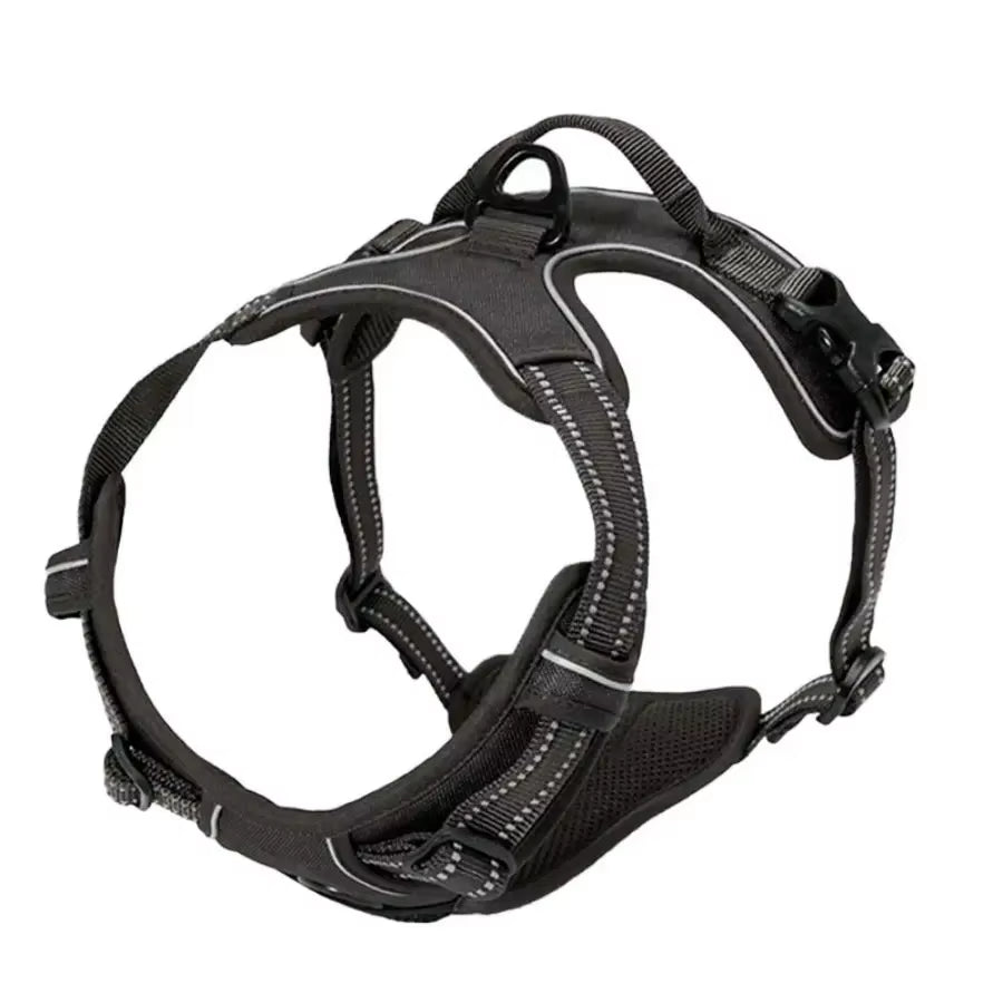 Heavy-Duty Reflective No-Pull Dog Harness with Front Clip and Control Handle for Dog Walking