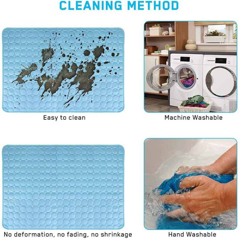 Pet Cooling Gel Mat - Comfortable Cushion for Dogs and Cats in Summer