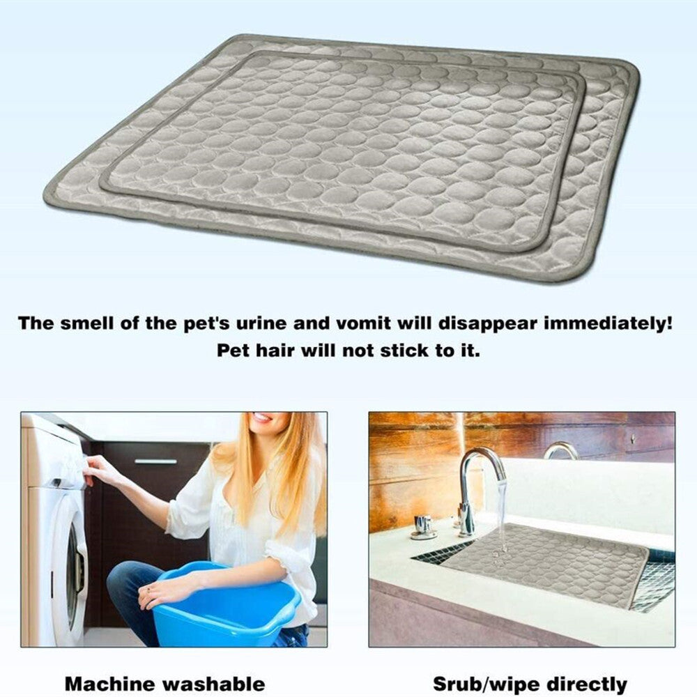 Pet Cooling Gel Mat - Comfortable Cushion for Dogs and Cats in Summer