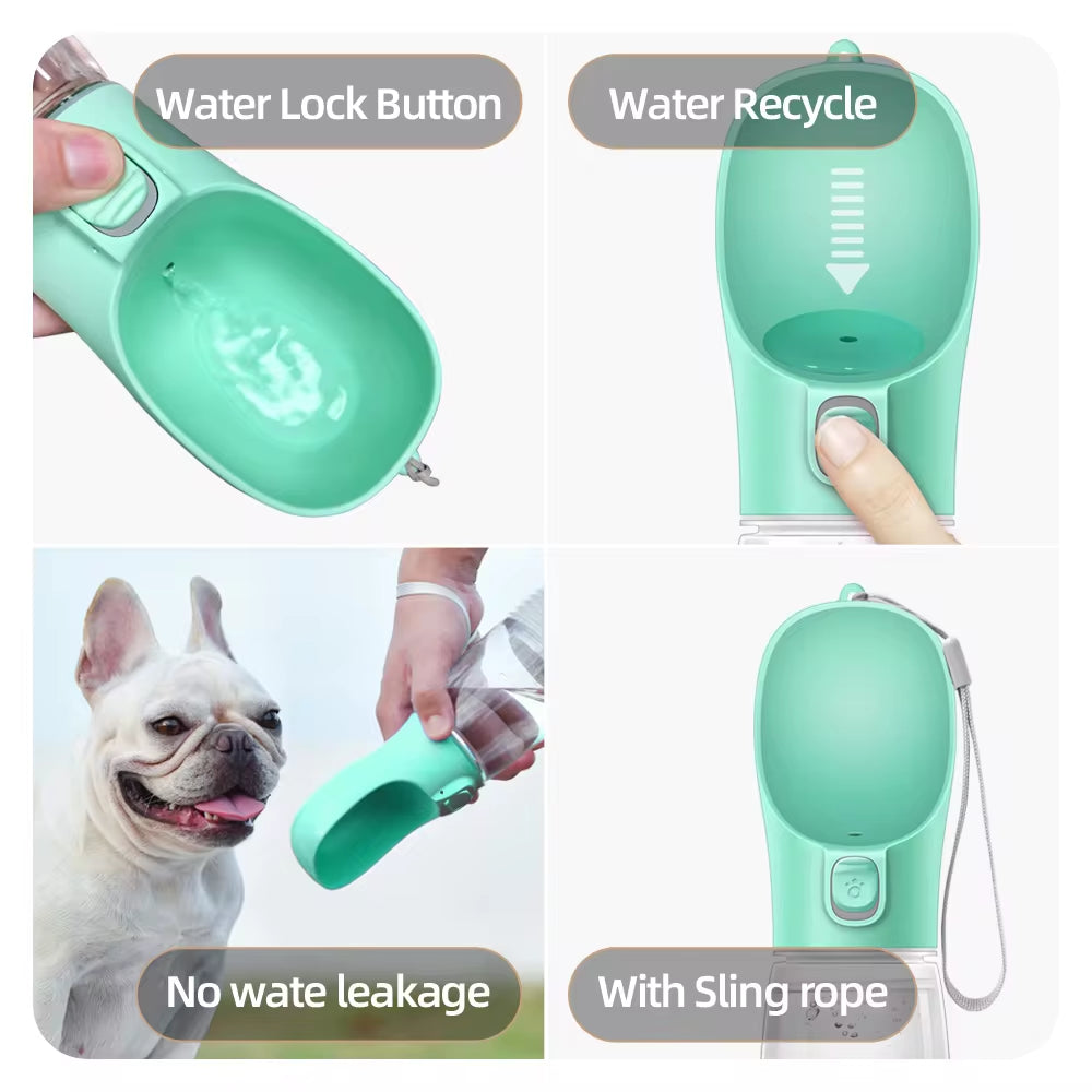 Ultimate Portable Dog Water Bottle - Leakproof Outdoor Hydration for Small & Large Dogs, Cats & More!
