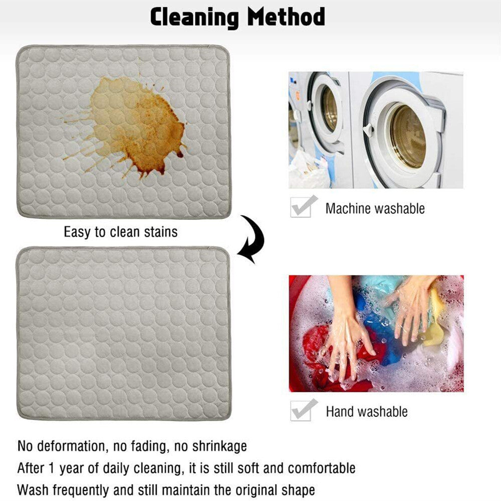 Pet Cooling Gel Mat - Comfortable Cushion for Dogs and Cats in Summer