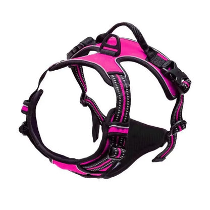 Heavy-Duty Reflective No-Pull Dog Harness with Front Clip and Control Handle for Dog Walking