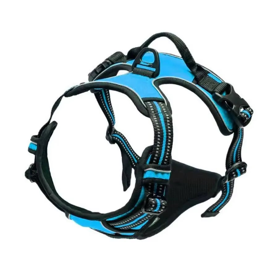 Heavy-Duty Reflective No-Pull Dog Harness with Front Clip and Control Handle for Dog Walking