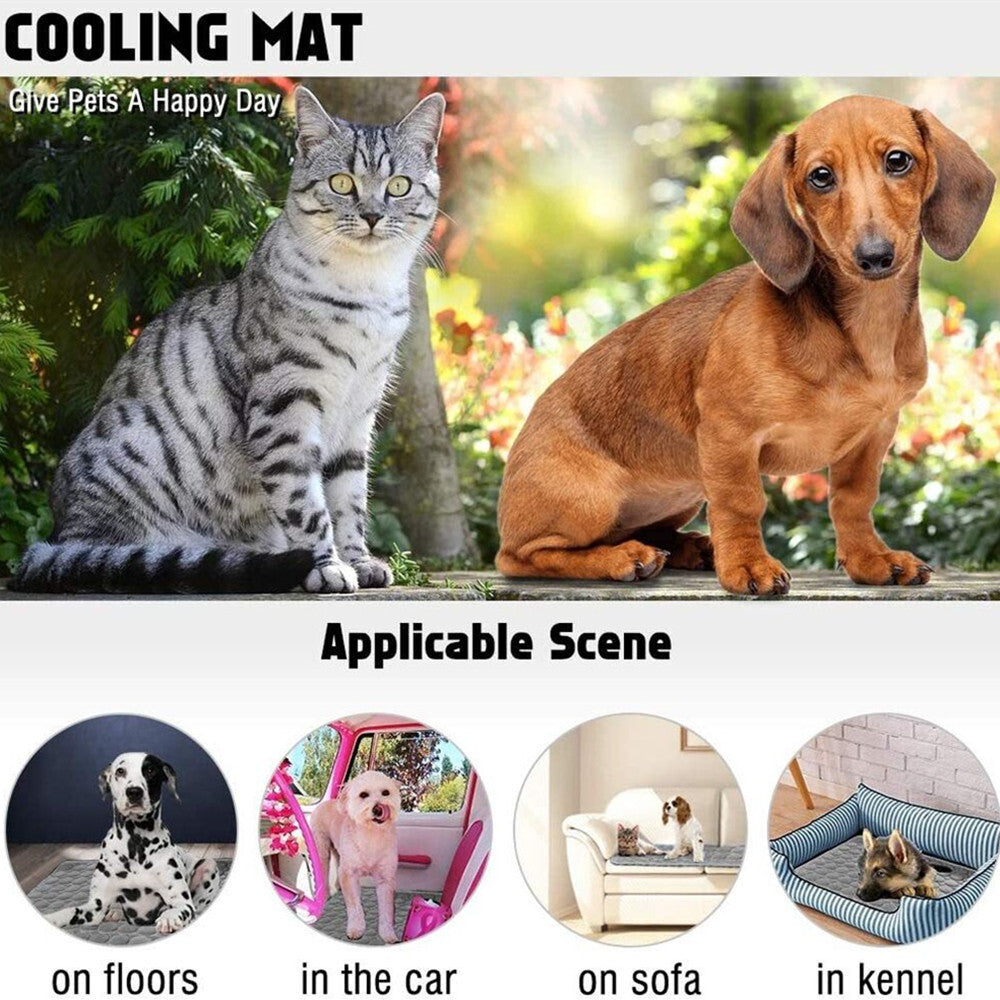 Pet Cooling Gel Mat - Comfortable Cushion for Dogs and Cats in Summer