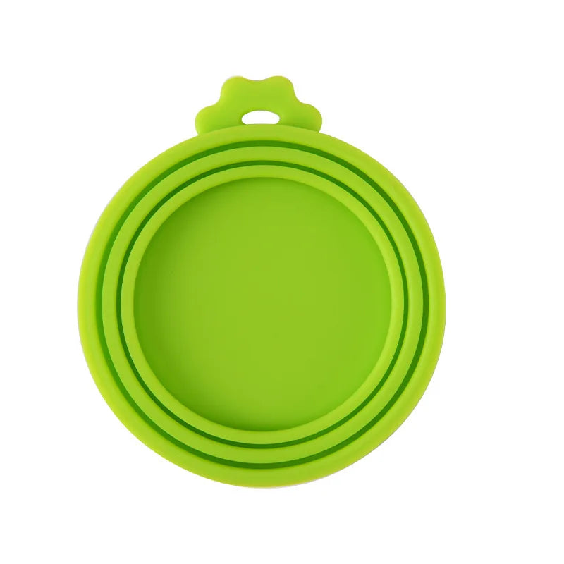 Reusable Pet Food Can Covers with Spoon or without - Portable Storage Solutions for Dogs and Cats