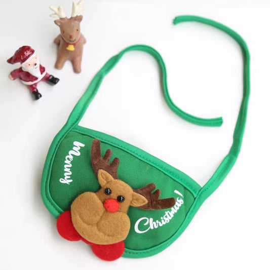 Santa Hat and Bandana Set for Pets: Ideal for Holiday Celebrations and Festive Gatherings