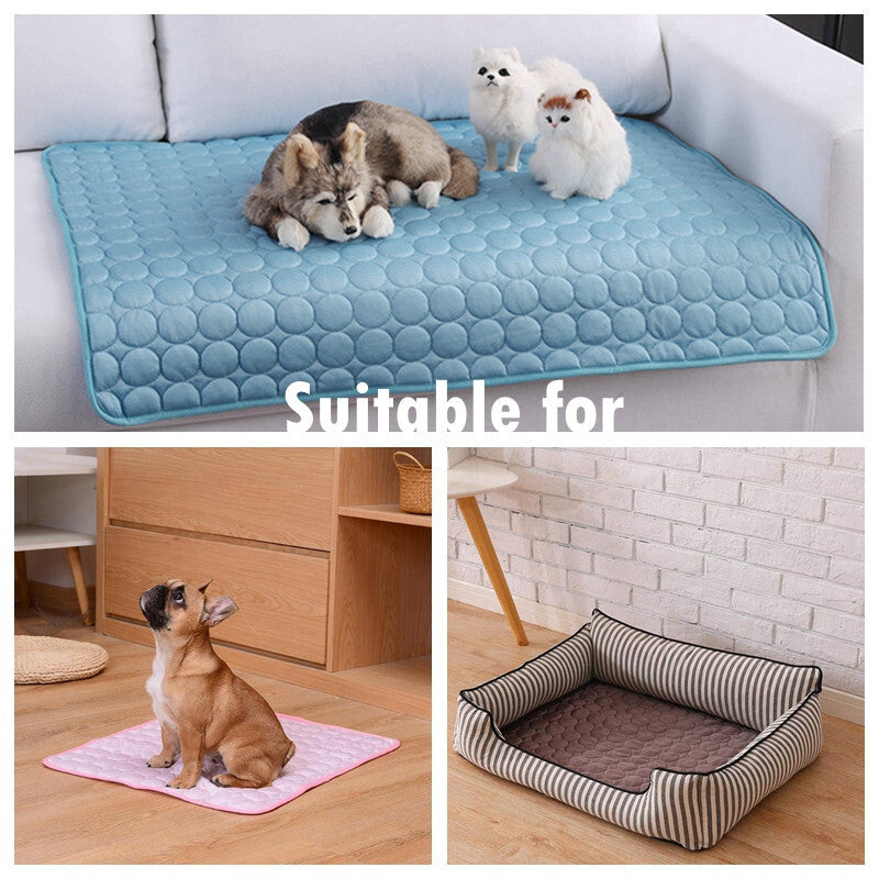 Pet Cooling Gel Mat - Comfortable Cushion for Dogs and Cats in Summer