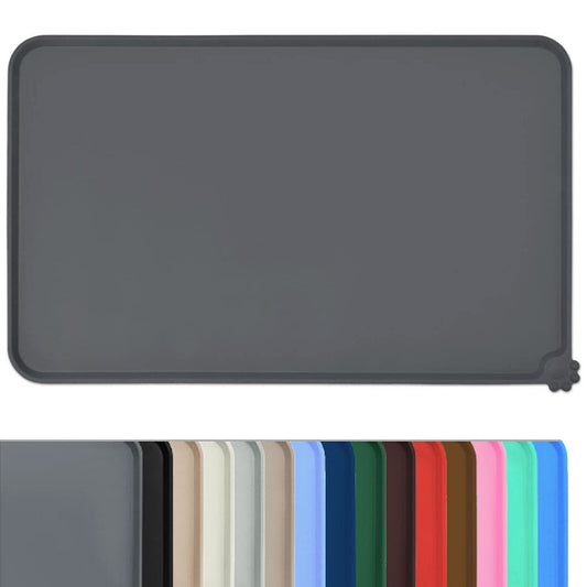 Waterproof Non-Slip Silicone Pet Feeding Mat for Cats and Dogs