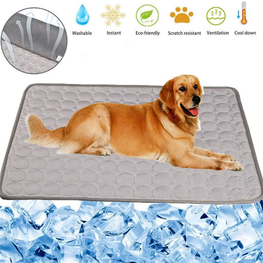 Pet Cooling Gel Mat - Comfortable Cushion for Dogs and Cats in Summer